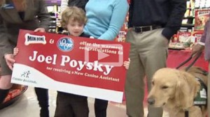 Служебная собака была пожертвована ребёнку с мышечной дистрофией из Хьюстона (Houston)